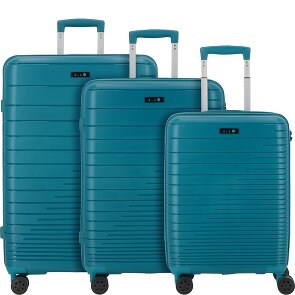 d&n Travel Line 4600 4 wheels Suitcase set 3-piece