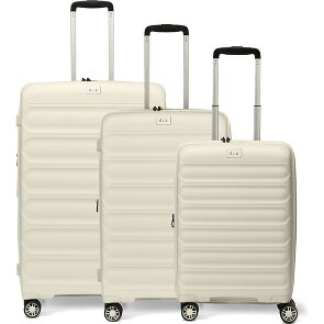 d&n Travel Line 4700 4 wheels Suitcase set 3-piece with expansion pleat