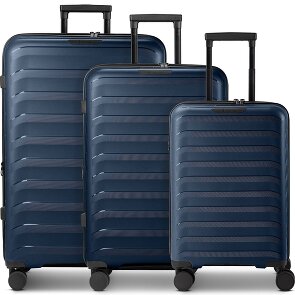 d&n Toronto 4 wheels Suitcase set 3-piece with expansion pleat