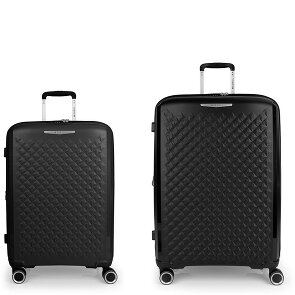 Gabol Queens 4 wheels Suitcase set 2-piece with expansion pleat Gabol Queens 4 wheels Suitcase set 2-piece with expansion pleat