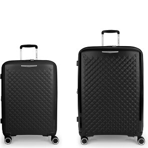 Gabol Queens 4 wheels Suitcase set 2-piece with expansion pleat