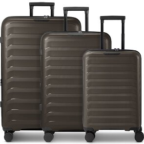d&n Toronto 4 wheels Suitcase set 3-piece with expansion pleat