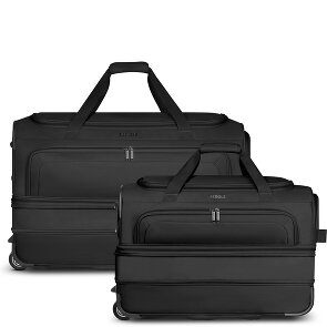 Redolz Duffle Essentials 2-wheel travel bag set 2 pcs M+L with stretch fold Redolz Duffle Essentials 2-wheel travel bag set 2 pcs M+L with stretch fold