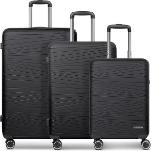 Franky Dallas 3.0 4-wheel suitcase set 3-piece with expansion fold