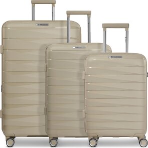Franky London 4 wheels Suitcase set 3-piece with expansion pleat