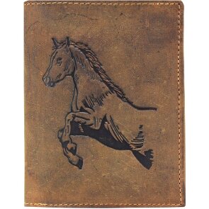 Greenburry Vintage wallet horse leather 9.5 cm