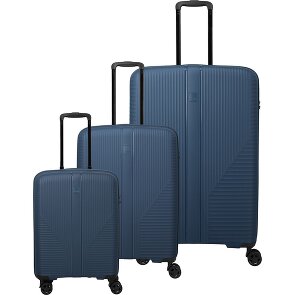 Travelite Air Stripe 4 wheels Suitcase set 3-piece Expandable