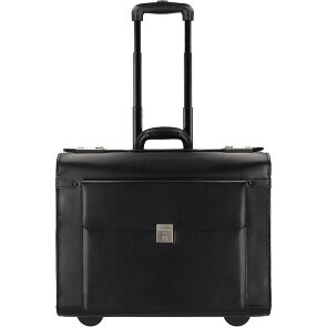 Dermata 2 wheels Pilot trolley Leather 39 cm