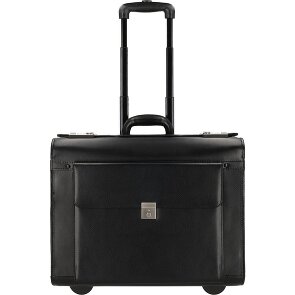 Dermata 2 wheels Pilot trolley Leather 39 cm