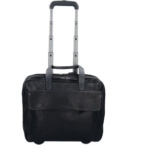 Harold's Ivy Lane 2 wheels Wheeled briefcase Genuine Leather 36 cm Laptop compartment