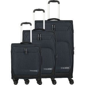 Travelite Kick Off 4 wheels Suitcase set 3-piece Expandable