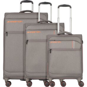 March15 Trading Silhouette 4 wheels Suitcase set 3-piece with expansion pleat