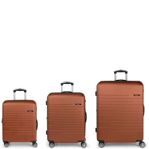 Gabol Escape 4 wheels Suitcase set 3-piece with expansion pleat