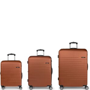 Gabol Escape 4 wheels Suitcase set 3-piece with expansion pleat
