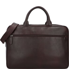Dermata Briefcase leather 40 cm laptop compartment