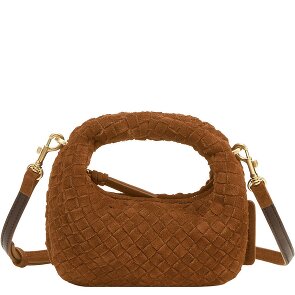 LES VISIONNAIRES Greta Micro weave Handbag Leather 20 cm