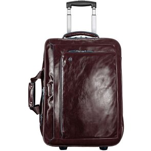 Piquadro Blue Square 2 wheels Wheeled briefcase Genuine Leather 51 cm Laptop compartment