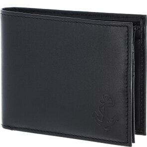oxmox Leather Wallet RFID protection Genuine Leather 12 cm