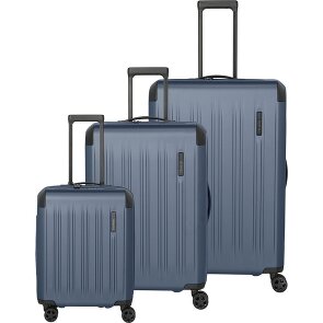 Travelite Dynamiic 4 wheels Suitcase set 3-piece with expansion pleat