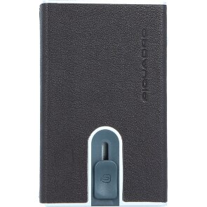 Piquadro Black Square credit card case leather 6 cm