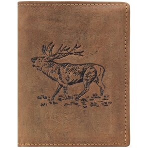 Greenburry Vintage stag wallet stag leather 9.5 cm