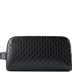 Calvin Klein CK AOP Toiletry bag Genuine Leather 27 cm
