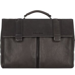 Piquadro Kobe briefcase leather 42 cm laptop compartment