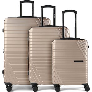 Cocoono Larnaka 4 wheels Suitcase set 3-piece with expansion pleat