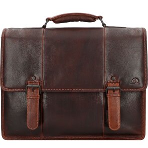 Greenburry Rugged Briefcases Messenger Leather 40.5 cm Laptop compartment