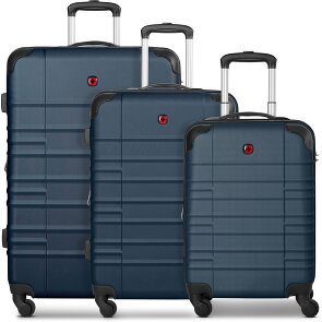 Wenger Amplar Evo 4 wheels Suitcase set 3-piece with expansion pleat