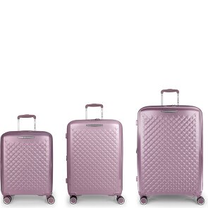 Gabol Queens 4 wheels Suitcase set 3-piece with expansion pleat