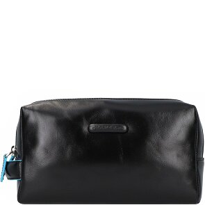 Piquadro Blue Square Toiletry bag Genuine Leather 25 cm