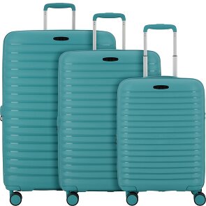 d&n Travel Line 4500 4 wheels Suitcase set 3-piece with expansion pleat