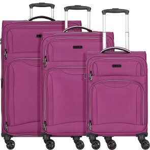 d&n Travel Line 9204 4 wheels Suitcase set 3-piece Expandable