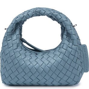 LES VISIONNAIRES Greta Micro weave Handbag Leather 20 cm