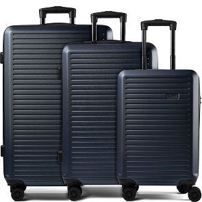 Nowi Grand Canaria Suitcase 4 wheels set 3pcs. with double-wheels