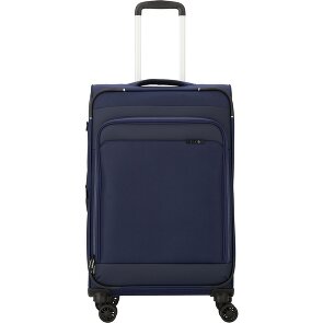 d&n Travel Line 9504 4 wheels Trolley M 67 cm with expansion pleat