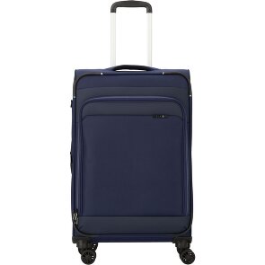 d&n Travel Line 9504 4 wheels Trolley M 67 cm with expansion pleat d&n Travel Line 9504 4 wheels Trolley M 67 cm with expansion pleat