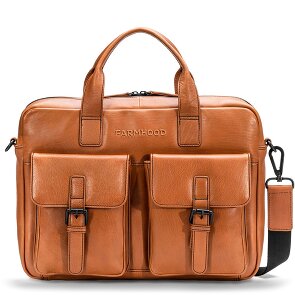 Farmhood Memphis Briefcase Leather 39 cm Laptop compartment