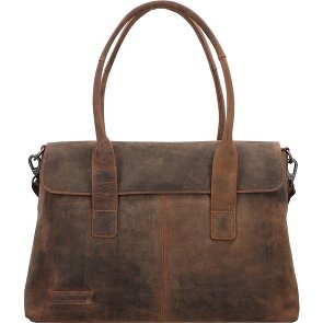Plevier Retro Lamarr Shoulder Bag Leather 45 cm Laptop compartment