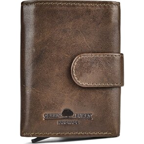 Greenburry Newport Wallet RFID protection Genuine Leather 9.5 cm