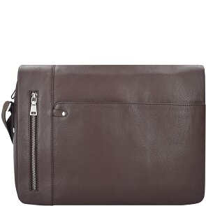 Esquire Sydney Messenger leather 40 cm laptop compartment