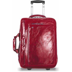 Piquadro Blue Square 2 Roll Business Trolley Leather 51 cm Laptop compartment