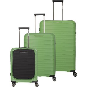 Travelite Mooby 4 wheels Suitcase set 3-piece with expansion pleat