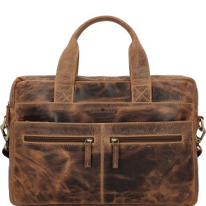 Greenburry Vintage Briefcase Leather 38 cm Laptop compartment