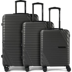 Cocoono Larnaka 4 wheels Suitcase set 3-piece with expansion pleat
