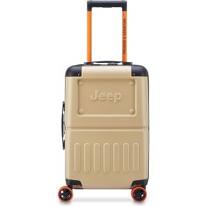 Jeep JH002B 4 wheels Cabin trolley XL 55 cm with expansion pleat