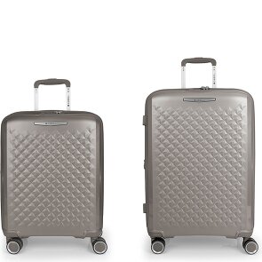 Gabol Queens 4 wheels Suitcase set 2-piece with expansion pleat