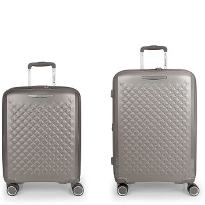 Gabol Queens 4 wheels Suitcase set 2-piece with expansion pleat Gabol Queens 4 wheels Suitcase set 2-piece with expansion pleat
