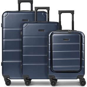 Police Dublin 4 wheels Suitcase set 3-piece Expandable